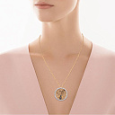 Подвеска из желтого золота с бриллиантами