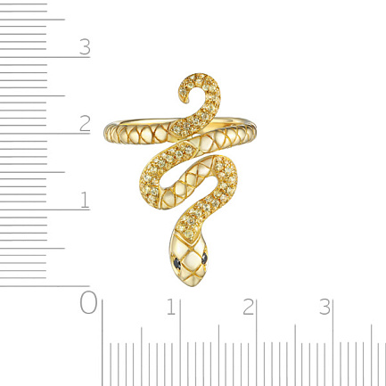 Кольцо из желтого золота