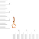 Подвеска из красного золота