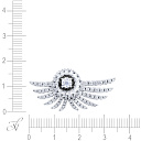 Подвеска из серебра с фианитом