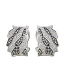 Серьги из белого золота с бриллиантами