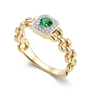 Кольцо из желтого золота