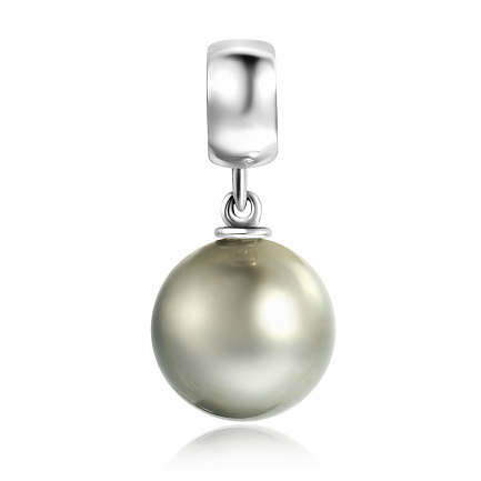 Подвеска из белого золота с жемчугом
