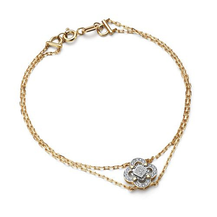 Браслет из желтого золота