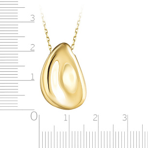 Колье из желтого золота