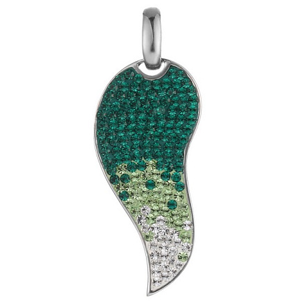 Подвеска из серебра с фианитом