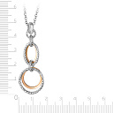 Колье из серебра с позолотой