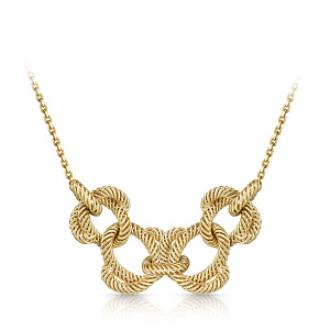 Колье из желтого золота