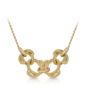 Колье из желтого золота