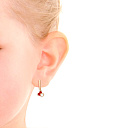 Серьги детские с английским замком