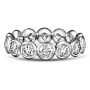 Кольцо из белого золота с бриллиантами