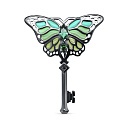 Брошь из серебра с фианитами