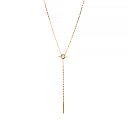 Колье из серебра с фианитом