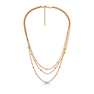 Колье из серебра с золочением