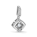 Подвеска из белого золота с бриллиантами