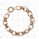 Браслет из красного золота