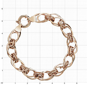 Браслет из красного золота