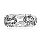 Кольцо из белого золота с бриллиантами