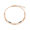 Браслет из красного золота с бриллиантами