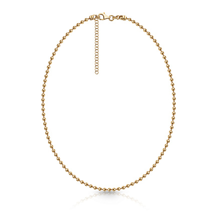 Колье из серебра с позолотой