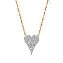 Колье из красного золота с бриллиантами