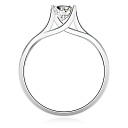 Кольцо из серебра с фианитом