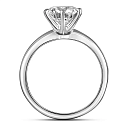 Кольцо из белого золота с бриллиантом