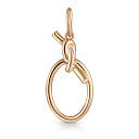 Подвеска из красного золота