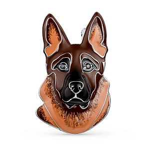 Брошь из серебра с эмалью