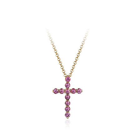 Колье из желтого золота с сапфирами