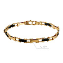 Браслет декоративный из желтого золота