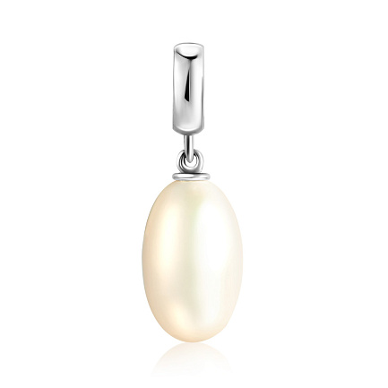 Подвеска из белого золота с жемчугом
