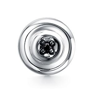 Подвеска из белого золота с бриллиантом