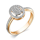 Кольцо из красного золота с бриллиантами