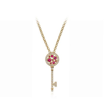 Колье из желтого золота