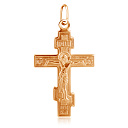 Крест из красного золота
