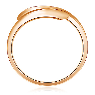 Кольцо из золота без вставок на фалангу