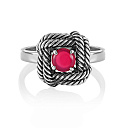 Кольцо из серебра с ониксом