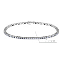 Браслет декоративный из белого золота с бриллиантами