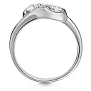 Кольцо из белого золота с бриллиантами