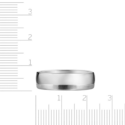 Кольцо из белого золота