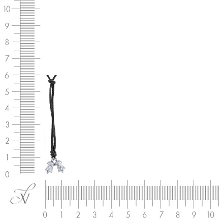 Колье из белого золота с бриллиантами