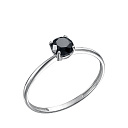 Кольцо из белого золота с бриллиантом