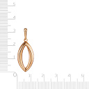Подвеска из красного золота
