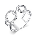 Кольцо из серебра с фианитом