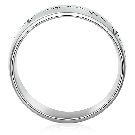 Кольцо мужское из серебра