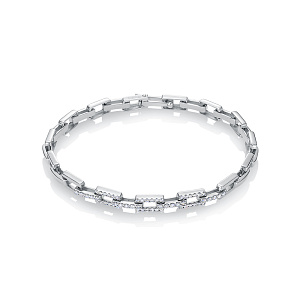 Браслет из белого золота с бриллиантами