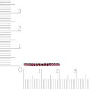 Кольцо из белого золота с рубинами