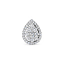 Подвеска из белого золота с бриллиантами