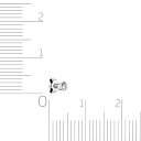 Серьга одиночная из белого золота с фианитом